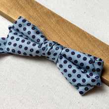 Načíst obrázek do prohlížeče Galerie, Alain Figaret Paris nœud papillon bleue en soie Made in France