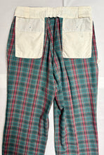 Charger l'image dans la galerie, Façonnable pantalon vintage tartan à pinces Made in Italy XS