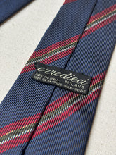 Charger l'image dans la galerie, Erredieci Milano cravate club vintage en soie Made in Italy