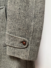 Afbeelding in Gallery-weergave laden, Harris Tweed manteau classique tweed raglan en pure laine Made in USA