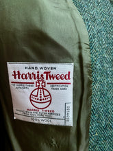 Charger l'image dans la galerie, Harris Tweed blazer femme vintage à chevron 100% laine 38/40 FR