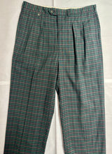 Charger l'image dans la galerie, Façonnable pantalon à pinces vintage à carreaux Made in Italy S