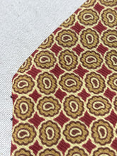 Charger l'image dans la galerie, Charles Malignon cravate vintage en soie à motif paisley Made in Switzerland