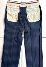 Charger l'image dans la galerie, Sportex by Dormeuil costume à rayures vintage trois pièces en pure laine M/48