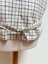 Charger l'image dans la galerie, Façonnable gilet vintage bleu marine 100% coton