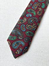 Charger l'image dans la galerie, Arnys Paris cravate vintage real madder Made in England