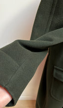 Charger l'image dans la galerie, Manteau croisé vintage polo coat en 100% laine 52