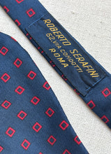 Charger l'image dans la galerie, Duo de noeuds papillon en soie vintage Made in Italy