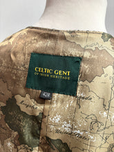 Afbeelding in Gallery-weergave laden, Gilet de costume bleu à chevrons en laine mélangée 54