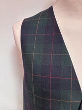 Charger l'image dans la galerie, Benvenuto gilet vintage tartan à carreaux en laine 52/XL
