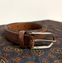 Afbeelding in Gallery-weergave laden, Brooks Brothers ceinture en cuir marron femme