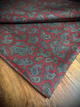 Afbeelding in Gallery-weergave laden, Vivax X Ruffatti Torino foulard paisley 100% soie Made in England