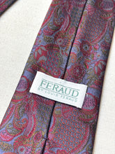 Načíst obrázek do prohlížeče Galerie, Louis Féraud cravate florale vintage en soie Made in France