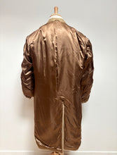 Charger l'image dans la galerie, Mavest Paris manteau beige croisé à chevrons en laine Made in France