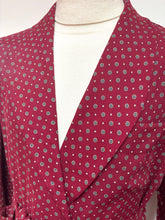 Carica l'immagine nel visualizzatore di Gallery, Vestaglia vintage in lana con collo a scialle Neri del Ponte Made in Italy L