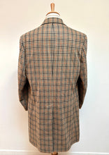 Charger l'image dans la galerie, R. Caruso manteau en laine à carreaux 52 Made in Italy