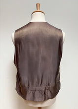 Charger l'image dans la galerie, Gilet de costume vintage en laine