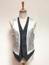 Charger l'image dans la galerie, Suitsupply gilet Ferrara gris en laine lin et soie 48
