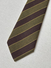 Charger l'image dans la galerie, Cravate club vintage en laine Made in Italy