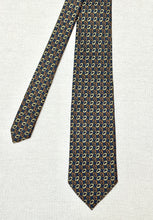 Charger l'image dans la galerie, Ricchetti X Drake's cravate bleue en soie à motif paisley Made in England