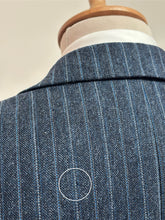 Charger l'image dans la galerie, Sportex by Dormeuil costume à rayures vintage trois pièces en pure laine M/48