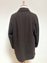 Lade das Bild in den Galerie-Viewer, Veste tweed manteau raglan vintage réversible en pure laine à motif pied de poule 54