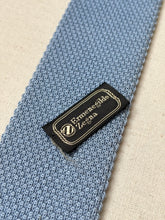 Lade das Bild in den Galerie-Viewer, Ermenegildo Zegna cravate tricot en pur coton Made in Italy