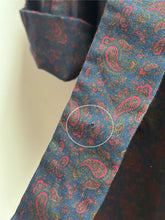 Charger l'image dans la galerie, Sambrook Witting robe de chambre paisley à col châle en pure laine Made in England