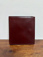 Charger l'image dans la galerie, Madelios Paris portefeuille vintage en cuir bordeaux