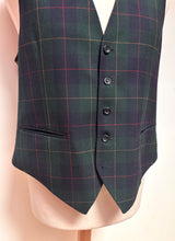 Charger l'image dans la galerie, Benvenuto gilet vintage tartan à carreaux en laine 52/XL