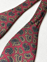 Načíst obrázek do prohlížeče Galerie, Burberrys vintage paisley hedvábný motýlek, vyrobeno v Anglii