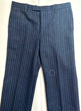 Charger l'image dans la galerie, Sportex by Dormeuil costume à rayures vintage trois pièces en pure laine M/48