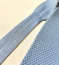 Lade das Bild in den Galerie-Viewer, Ermenegildo Zegna cravate tricot en pur coton Made in Italy