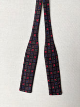 Charger l'image dans la galerie, Fully noeud papillon vintage en soie Made in Italy