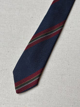 Charger l'image dans la galerie, Erredieci Milano cravate club vintage en soie Made in Italy