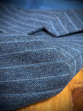 Charger l'image dans la galerie, Sportex by Dormeuil costume à rayures vintage trois pièces en pure laine M/48