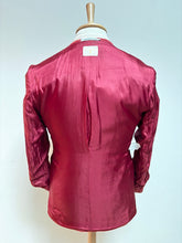 Charger l'image dans la galerie, Curling Paris blazer femme vintage rose en laine Harris Tweed 38