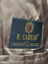 Charger l'image dans la galerie, R. Caruso manteau en laine à carreaux 52 Made in Italy
