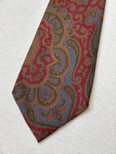 Načíst obrázek do prohlížeče Galerie, Prochownick vintage paisley kravata vyrobená v Itálii