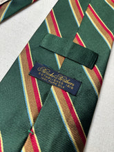Charger l'image dans la galerie, Brooks Brothers X Davide Cenci cravate club vintage en soie
