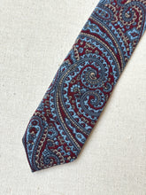 Load image into Gallery viewer, Lanvin Paris cravate en soie à motif paisley en soie Made in Italy