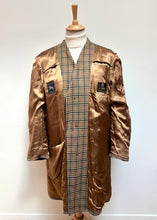Charger l'image dans la galerie, R. Caruso manteau en laine à carreaux 52 Made in Italy