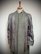 Afbeelding in Gallery-weergave laden, Harris Tweed manteau classique tweed raglan en pure laine Made in USA