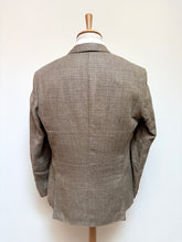 Lade das Bild in den Galerie-Viewer, Hugo Boss blazer marron beige en laine et lin Reda 52