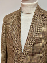 Charger l'image dans la galerie, Hackett London blazer à carreaux en laine lin et soie 40R/50R
