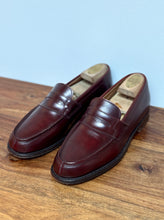 Carica l'immagine nel visualizzatore di Gallery, Bowen mocassins bordeaux en cuir lisse 7 UK/41 FR