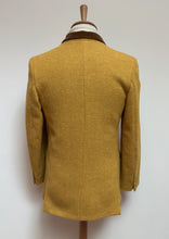 Charger l'image dans la galerie, Harris Tweed X Jodhpur blazer vintage jaune femme 100% laine 36