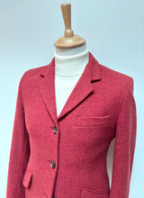 Charger l'image dans la galerie, Curling Paris blazer femme vintage rose en laine Harris Tweed 38