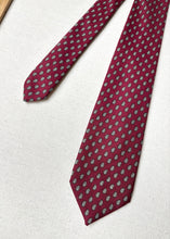 Charger l'image dans la galerie, A.Ugolini Firenze cravate bordeaux paisley en laine