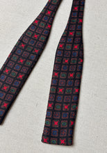 Charger l'image dans la galerie, Fully noeud papillon vintage en soie Made in Italy